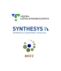 Logos of Västra götakandsregionen Synthesys and BECC