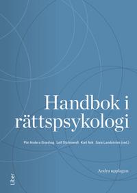 En bild av omslaget till Handbok i rättspsykologi