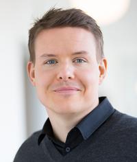 Jens Andreasson i korridoren 