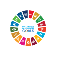 Circular icon showing the UN’s 17 Sustainable Development Goals.
