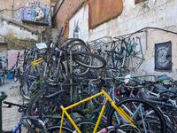 Bicycles at a Bike Kitchen