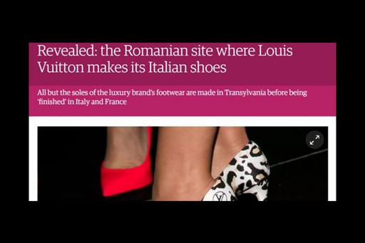 Revealed: the Romanian site where Louis Vuitton makes its Italian
