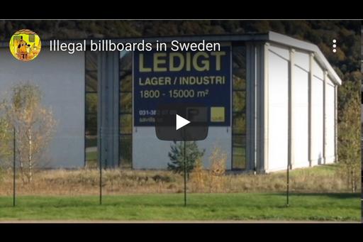 Photo to article about Swedish billboards