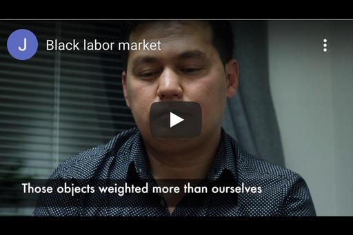 Photo to story about black labor market