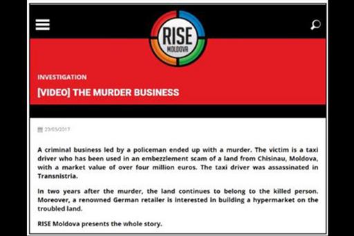 Text about the murder business