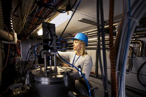 Annie Ringvall Moberg på CERN