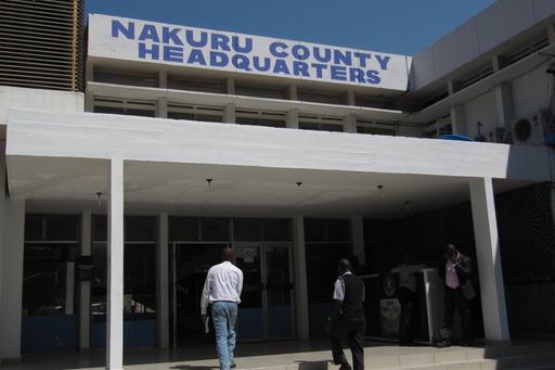 Entrance to Nakuru County Headquarters