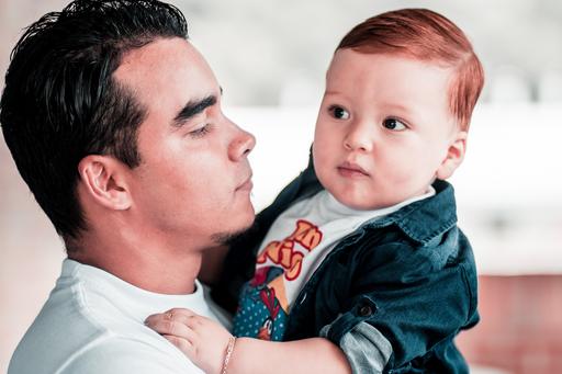 Child and father