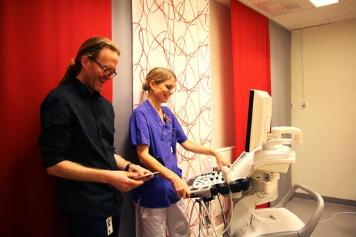 Ola Hjelmgren and Eva Hagberg hope to enable an automatic tool for assessment of echocardiographic examinations. 