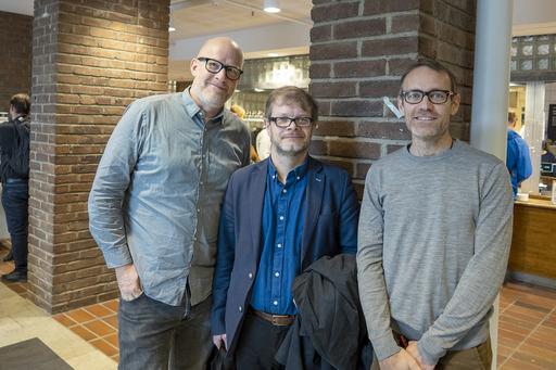 Peter Hult, Anders Hjälmered och Andreas Hellberg deltog på Ämnets Dag.