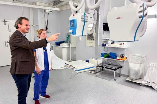 Röntgensal med tredimensionella röntgentekniken RSA (radiostereometrisk analys)