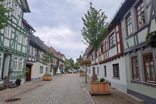 View of the town Idstein in Germany