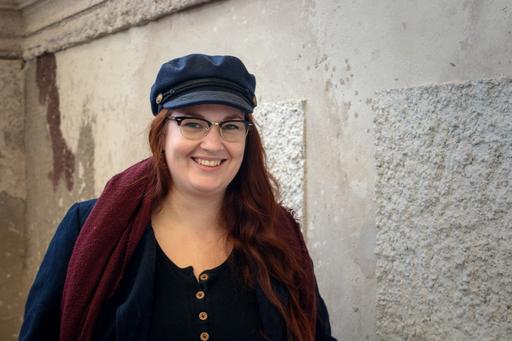 Lovis, bygghantversksstudent, foto.