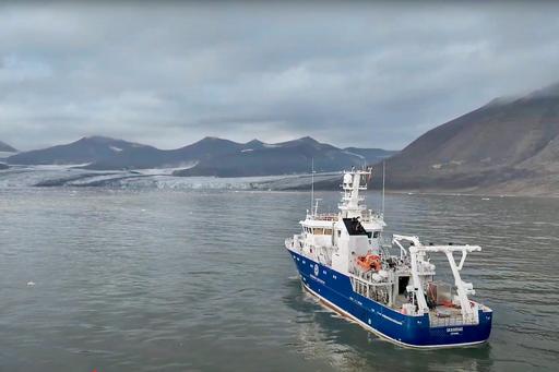 R/V Skagerak outside Svalbard
