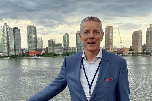 Anders Sandoff in New York, where business schools gathered to discuss sustainable development