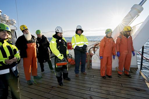 Däck på R/V Skagerak