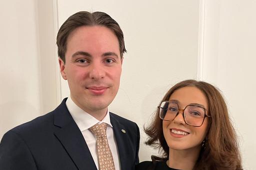 Bild på Torsten Landin och Lana Jabari