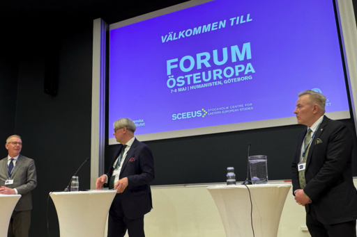 Inledningstalarna på konferensen Forum Östeuropa