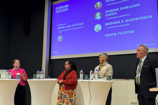 Panelsamtal under konferensen Forum Östeuropa
