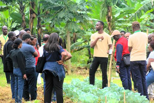 Study visit to agriculture center