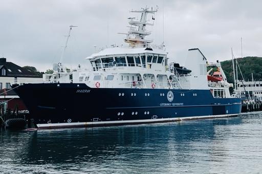 Göteborgs universitets forskningsfartyg R/V Skagerak. 