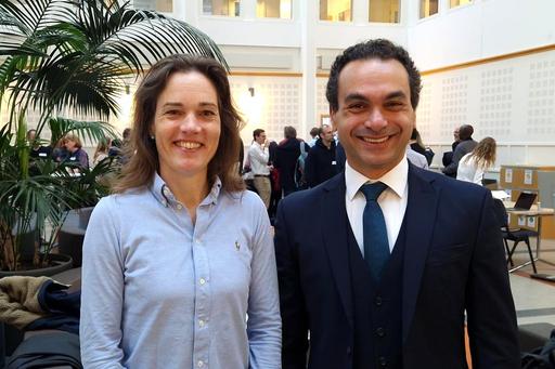Foto på Prof. Jutta Bolt and Prof. Mohamed Saleh