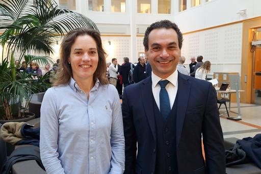Foto på Keynote-talarna Jutta Bolt och Mohamed Saleh