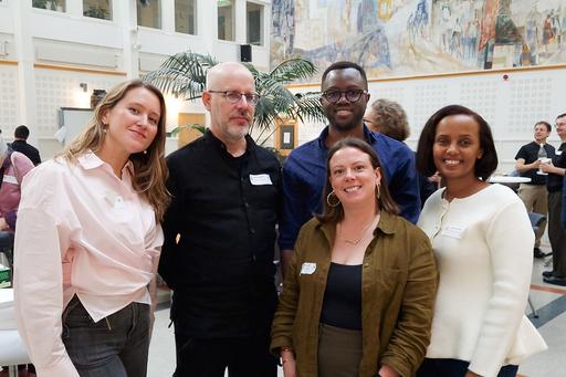 Organisation committee. From left: Giulia Martini, Klas Rönnbäck, Kondwani Happy Ngoma, Stefania Galli and Bezawit Abebe