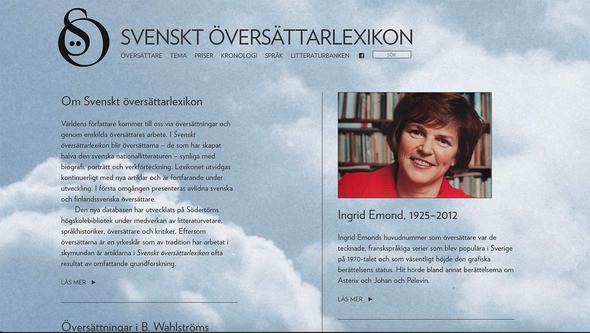 Bild från Svenskt översättarlexikon