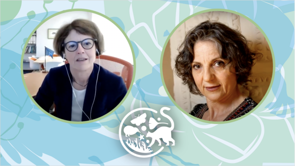 IPBES! Dr. Anne Larigauderie, Executive Secretary of IPBES and Prof. Sandra Diaz, Co-chair of the IPBES Global Assessment
