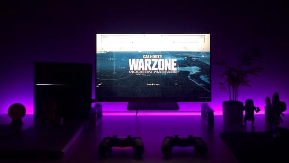 War games on computer gaming console
