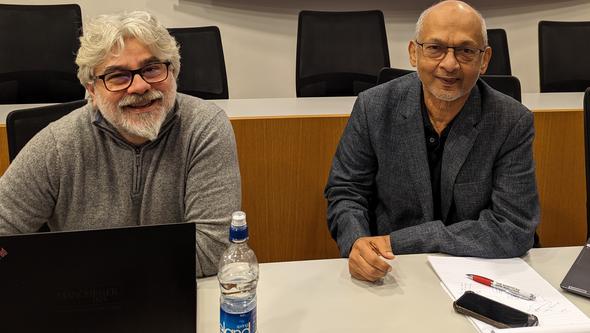 Photo of Dr. Dimitri Gagliardi and Dr. Ronnie Ramlogan