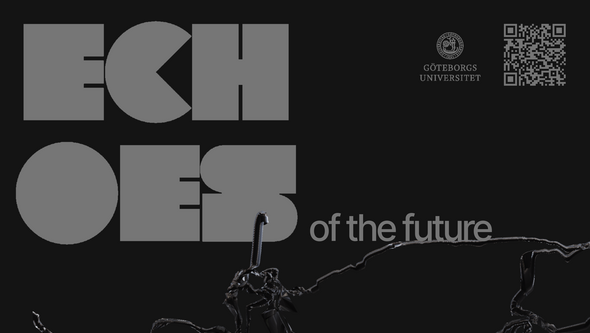 Poster för evenemanget Echoes of the Future: An AI Exhibition