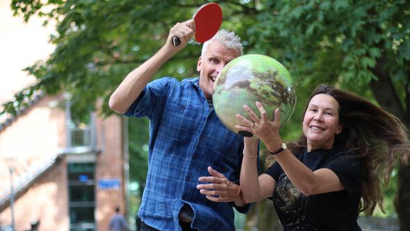 Christian Olsson och Maria Sundin