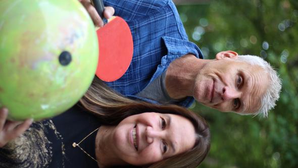 Maria Sundin och Christian Olsson