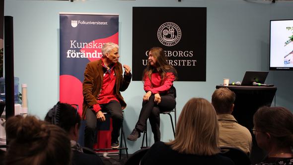 Maria Sundin Och Christian Olsson på bokmässan 2024