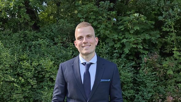 Rasmus Eriksson är en av studenterna som vann Årets studentuppsats i hälsoekonomi.