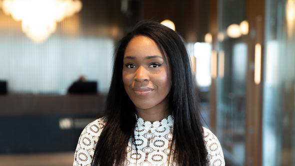 Desirée i entrén på MSA