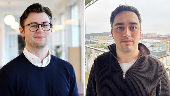 Bild på två mentorer