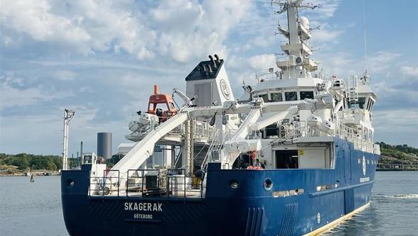 R/V Skagerak avfärd