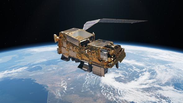 Satellit i rymden