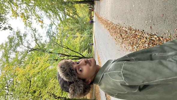 Ivar walking in a park