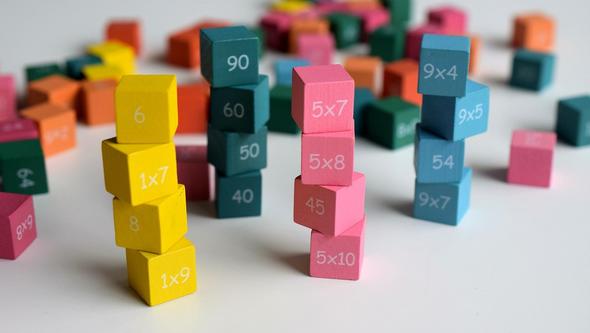 Maths cubes