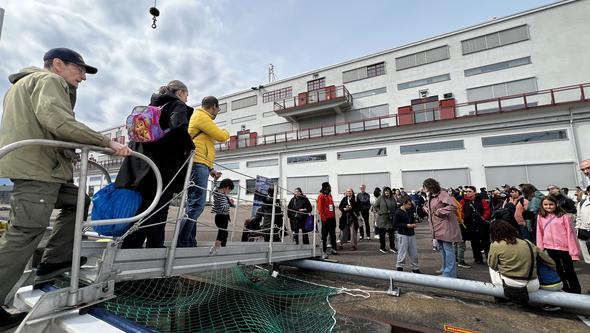 R/V Skagerak open ship. 