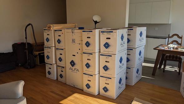 Moving boxes