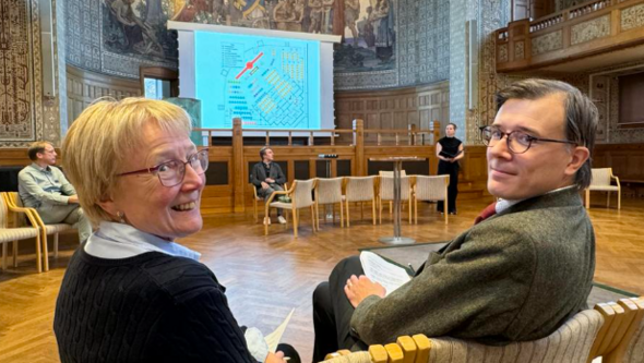 Länk till intervju med Gunhild Vidén och Erik Bohlin, som syns på bilden