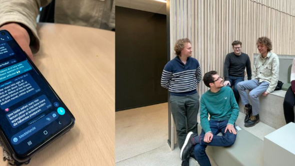 Länk till intervju med studenterna som väcker liv i latinet