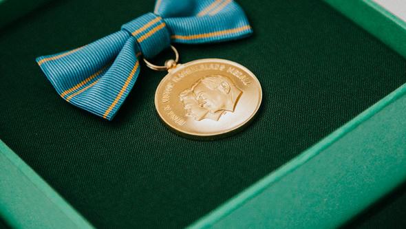 Bild på medalj