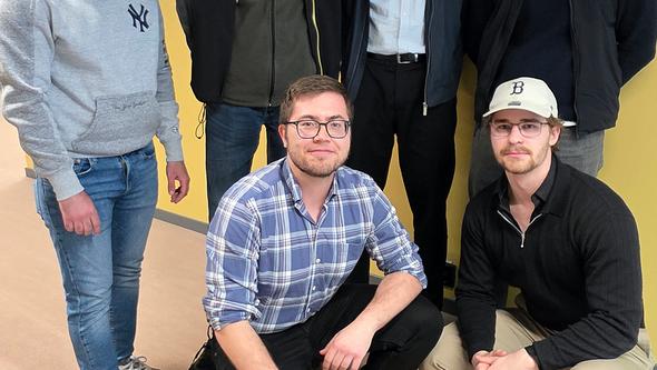 Studentgruppen bakom exjobbet Lighthouse++