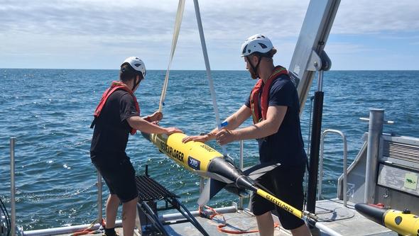 Glider på R/V Skagerak